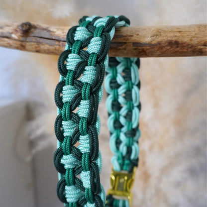 Halsband grün Paracord